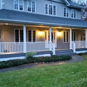 Front Porch Railing and decking