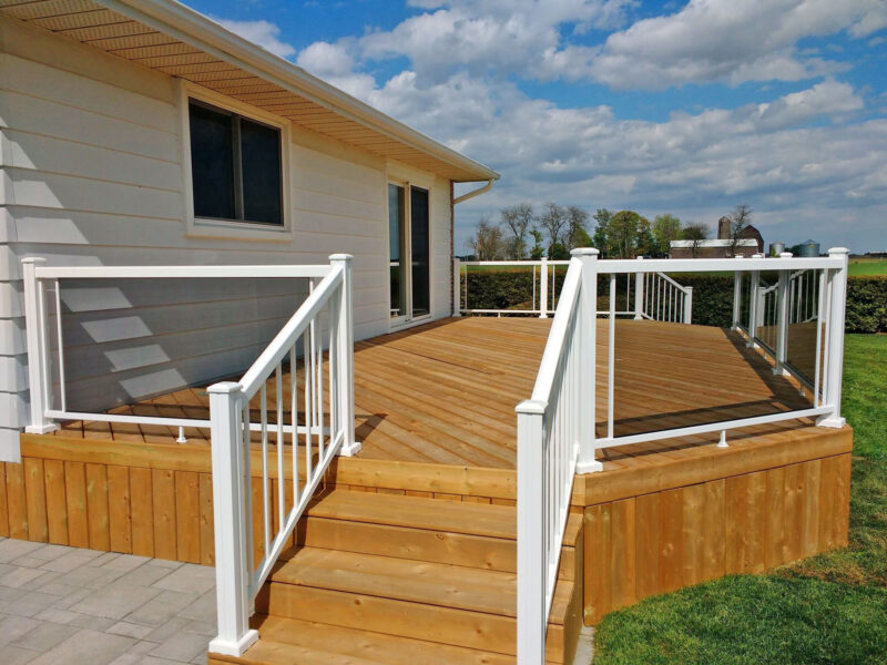 Back Deck Railing